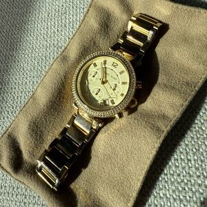 Michael Kors Gold Chronograph Watch